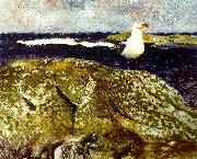 bruno liljefors havstrut vid boet oil painting artist